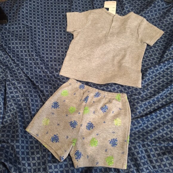 tiny little frog boy 2 piece pajamas - Picture 6 of 8